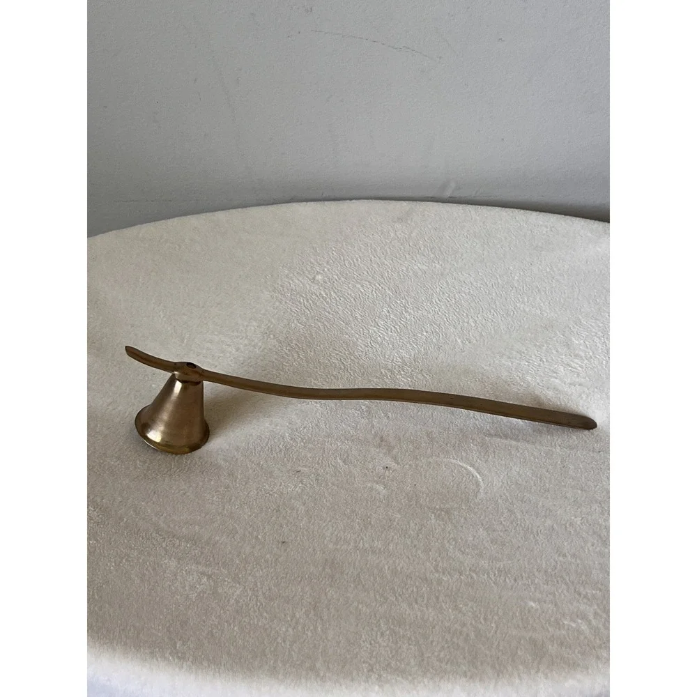 Vintage Brass Candle Snuffer Shelf Styling Decor 10